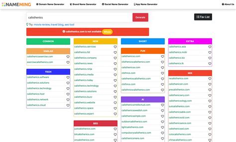 Domain Name Generator .